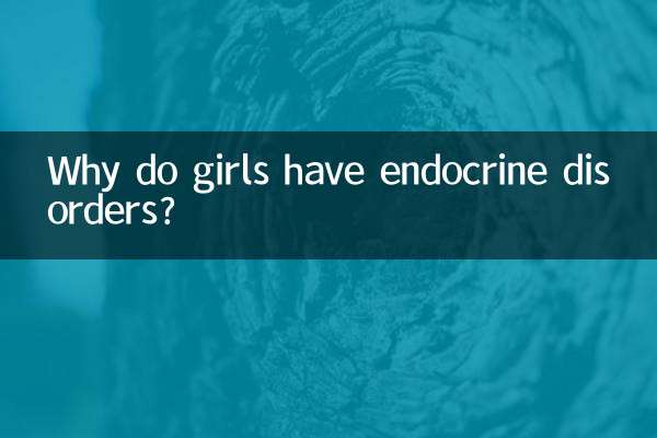 Warum haben Mädchen endokrine Störungen?