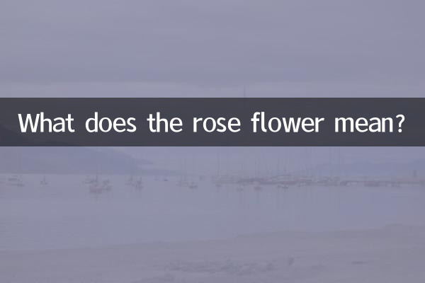 Was bedeutet die Rosenblüte?