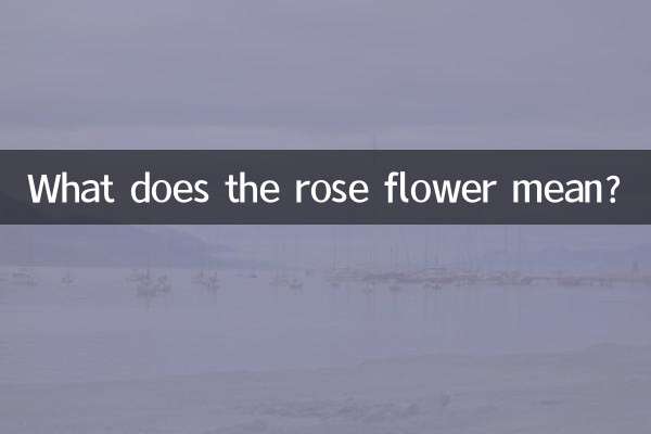 Was bedeutet die Rosenblüte?