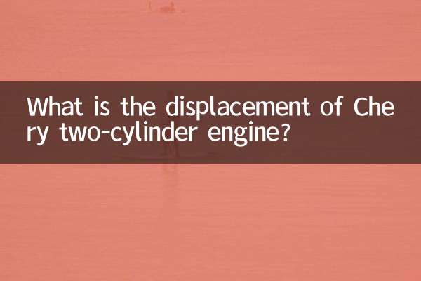 奇瑞两缸发动机多少排量