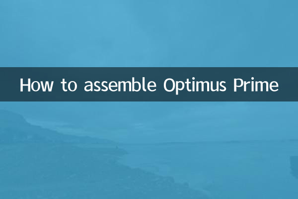 Cómo ensamblar Optimus Prime