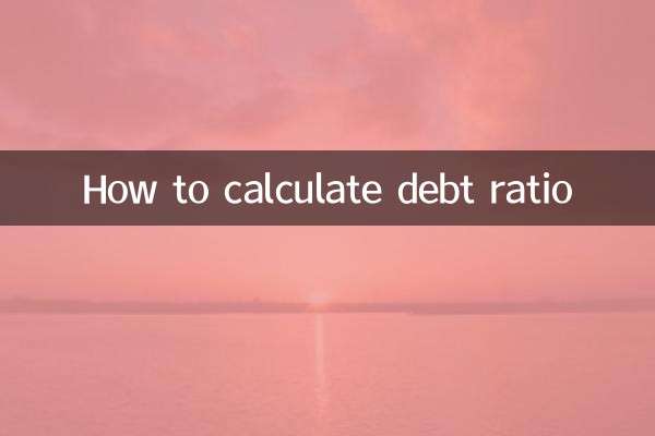 Comment calculer le taux d'endettement