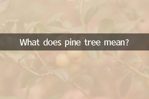 ¿Qué significa pino?