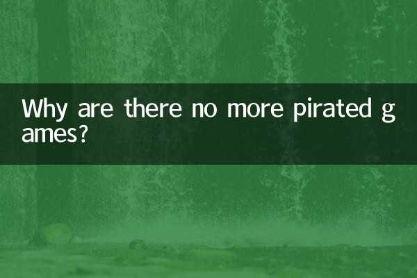 Pourquoi n'y a-t-il plus de jeux piratés ?