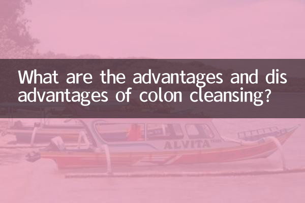 What are the advantages and disadvantages of colon cleansing?