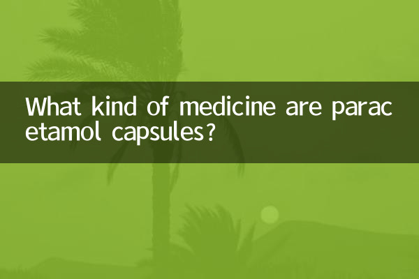 What kind of medicine are paracetamol capsules?
