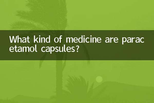 What kind of medicine are paracetamol capsules?