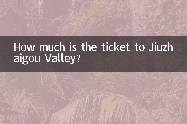 Quanto custa a passagem para o Vale Jiuzhaigou?
