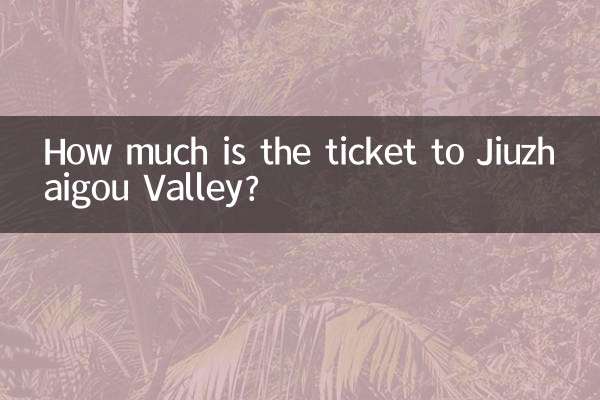 Quanto custa a passagem para o Vale Jiuzhaigou?