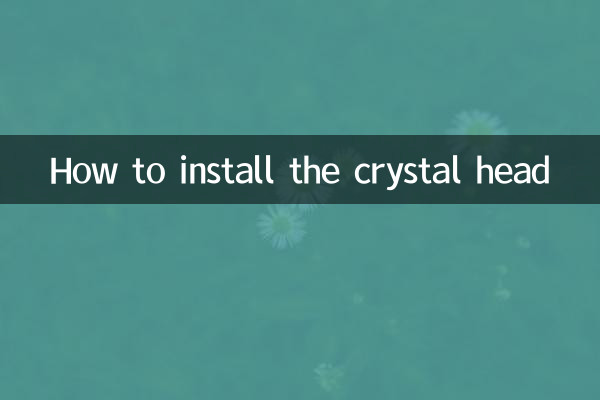 Cómo instalar la cabeza de cristal