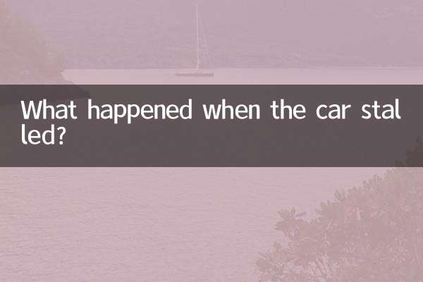 ماذا حدث عندما توقفت السيارة؟