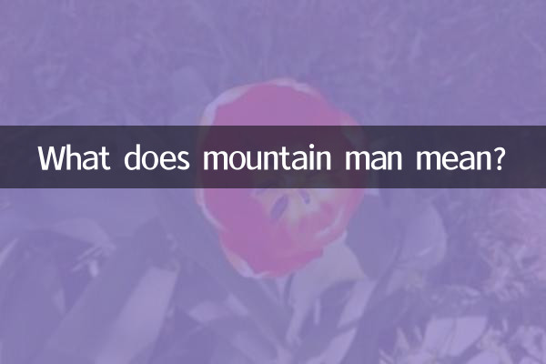 ما هو معنى رجل الجبل ؟