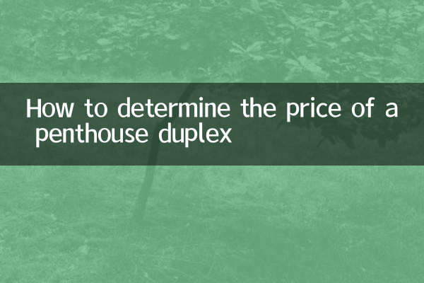 Come determinare il prezzo di un attico duplex