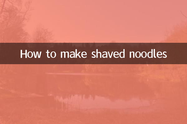 Como fazer macarrão raspado