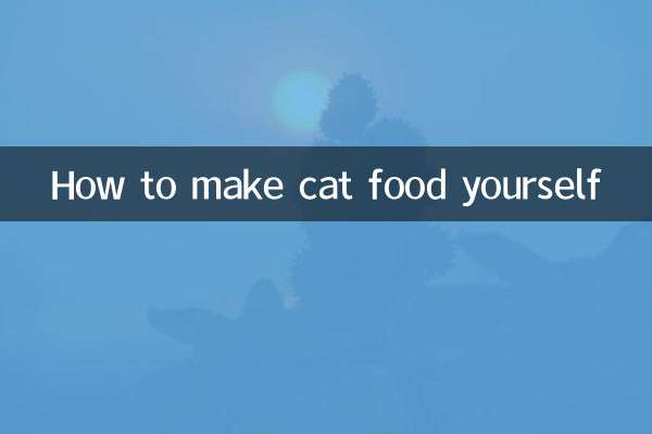 Cómo hacer comida para gatos tú mismo