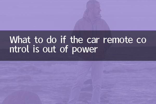 What to do if the car remote control is out of power