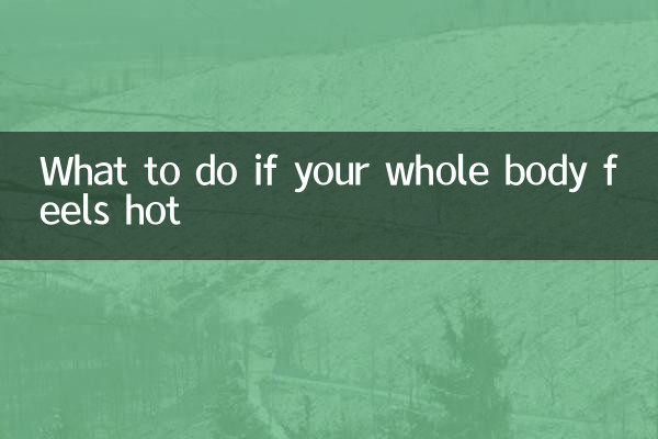全身發燙怎麼辦
