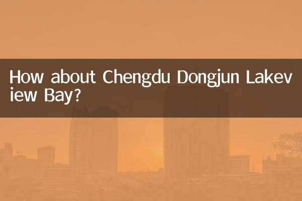 How about Chengdu Dongjun Lakeview Bay?