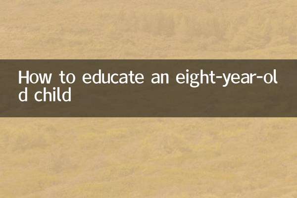 How to educate an eight-year-old child