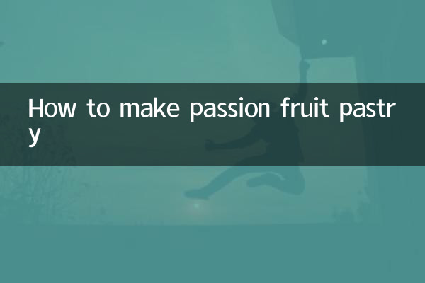 Come fare la pasta frolla al frutto della passione