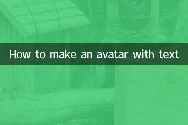 Как сделать аватарку с текстом