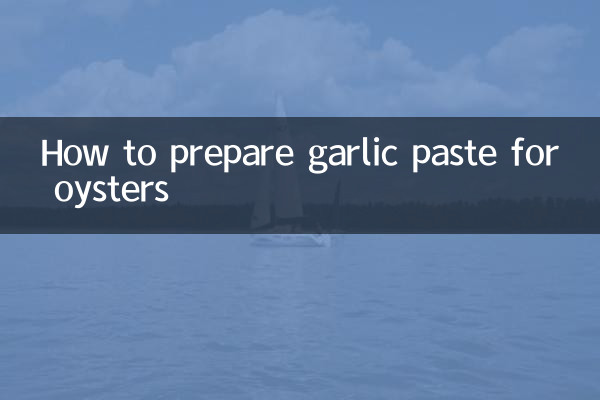 Como preparar pasta de alho para ostras