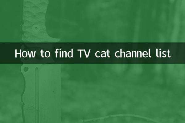 電視貓頻道列表怎麼找