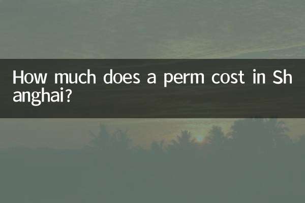 上海燙髮多少錢