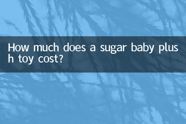 Wie viel kostet ein Zuckerbaby-Plüschtier?