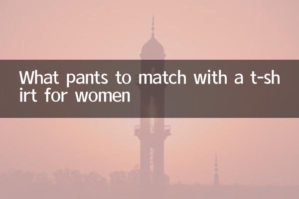 Какие брюки сочетать с футболкой женщине