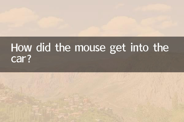 चूहा कार में कैसे आया?