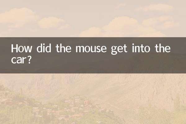 चूहा कार में कैसे आया?