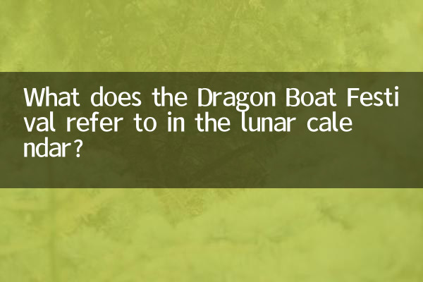 A cosa si riferisce il Festival delle Barche Drago nel calendario lunare?