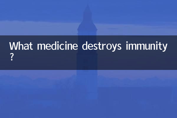 Какое лекарство разрушает иммунитет?