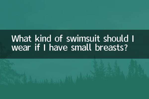 Que tipo de maiô devo usar se tiver seios pequenos?