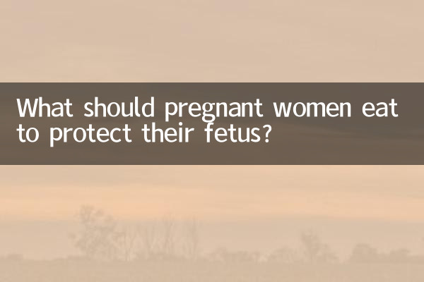 Cosa dovrebbero mangiare le donne incinte per proteggere il loro feto?