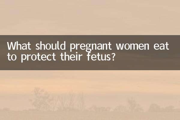 O que as mulheres grávidas devem comer para proteger o feto?