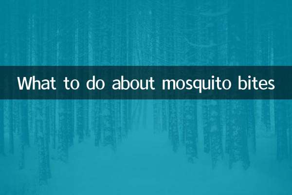 Was tun gegen Mückenstiche?