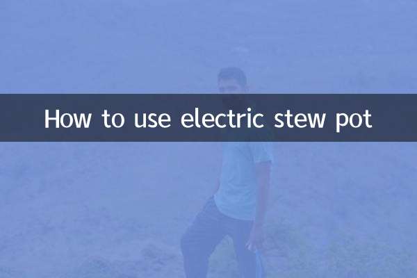 전기찌개 냄비 사용법