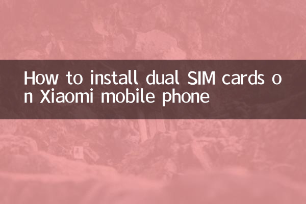 Cómo instalar tarjetas SIM duales en un teléfono móvil Xiaomi