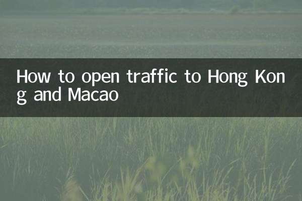 Как открыть движение в Гонконг и Макао