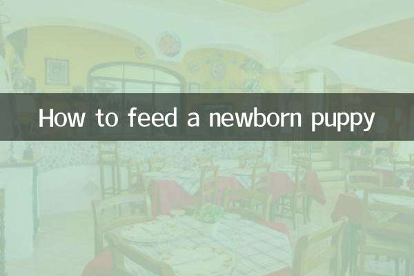 नवजात पिल्ले को कैसे खिलाएं