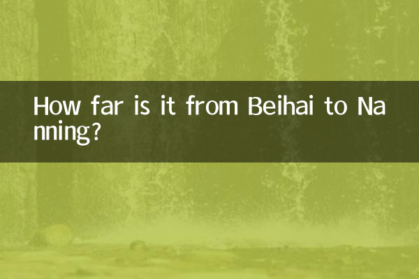 How far is it from Beihai to Nanning?
