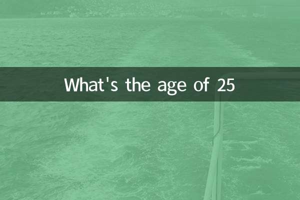 Was ist das 25. Lebensjahr