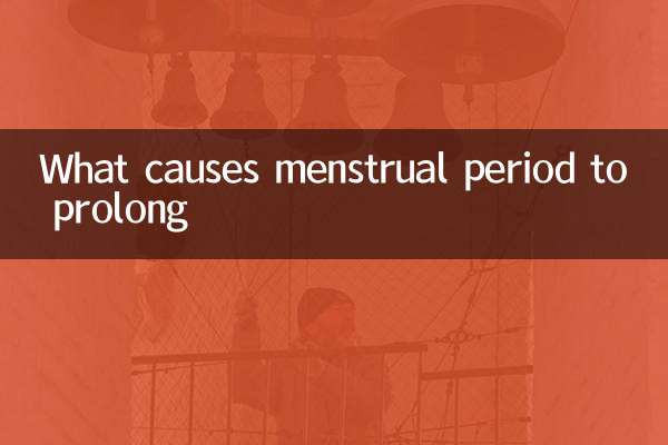 O que faz com que o período menstrual prolongue