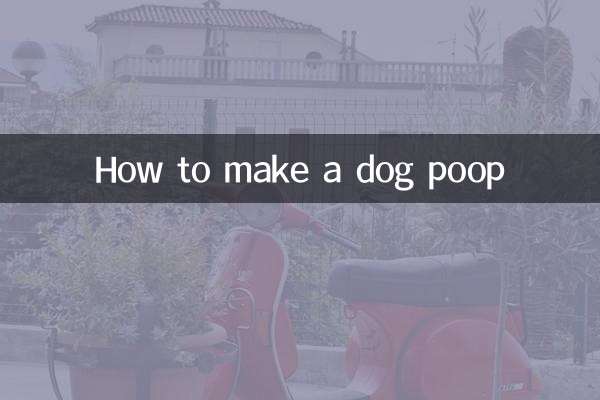 Comment faire un caca de chien