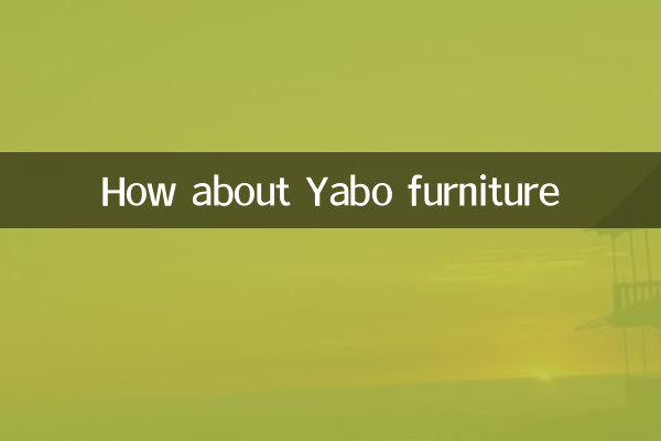 ¿Qué tal muebles de yabo?