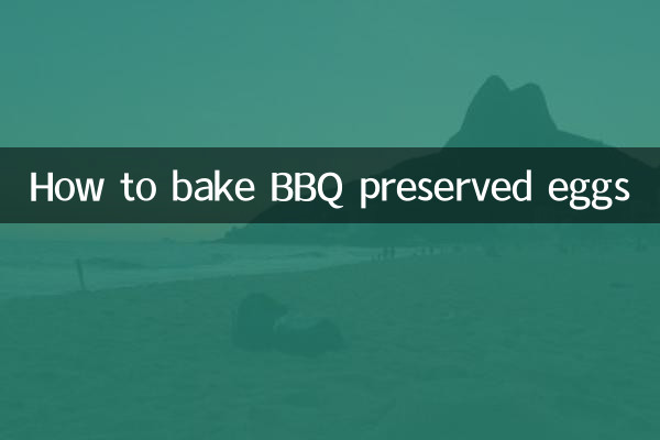 Comment faire cuire des œufs en conserve au barbecue