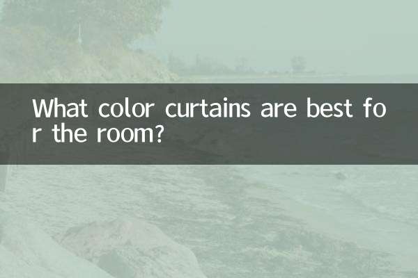 Quali sono i colori delle tende migliori per la stanza?