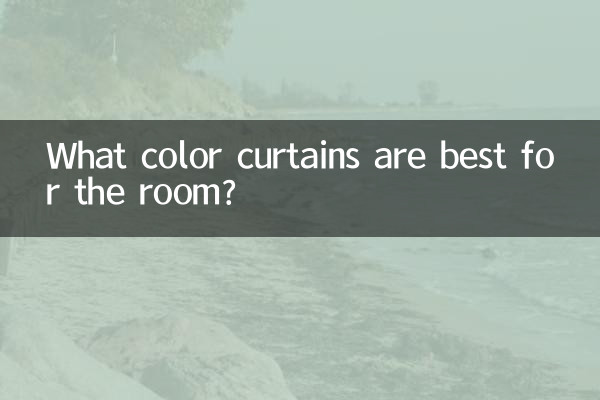 ¿Qué color de cortinas son mejores para la habitación?